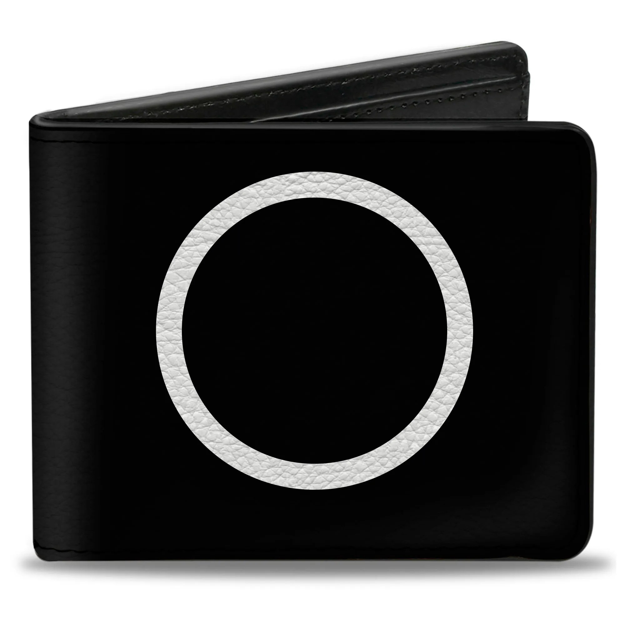 Bi-Fold Wallet - Shape Circle Black White