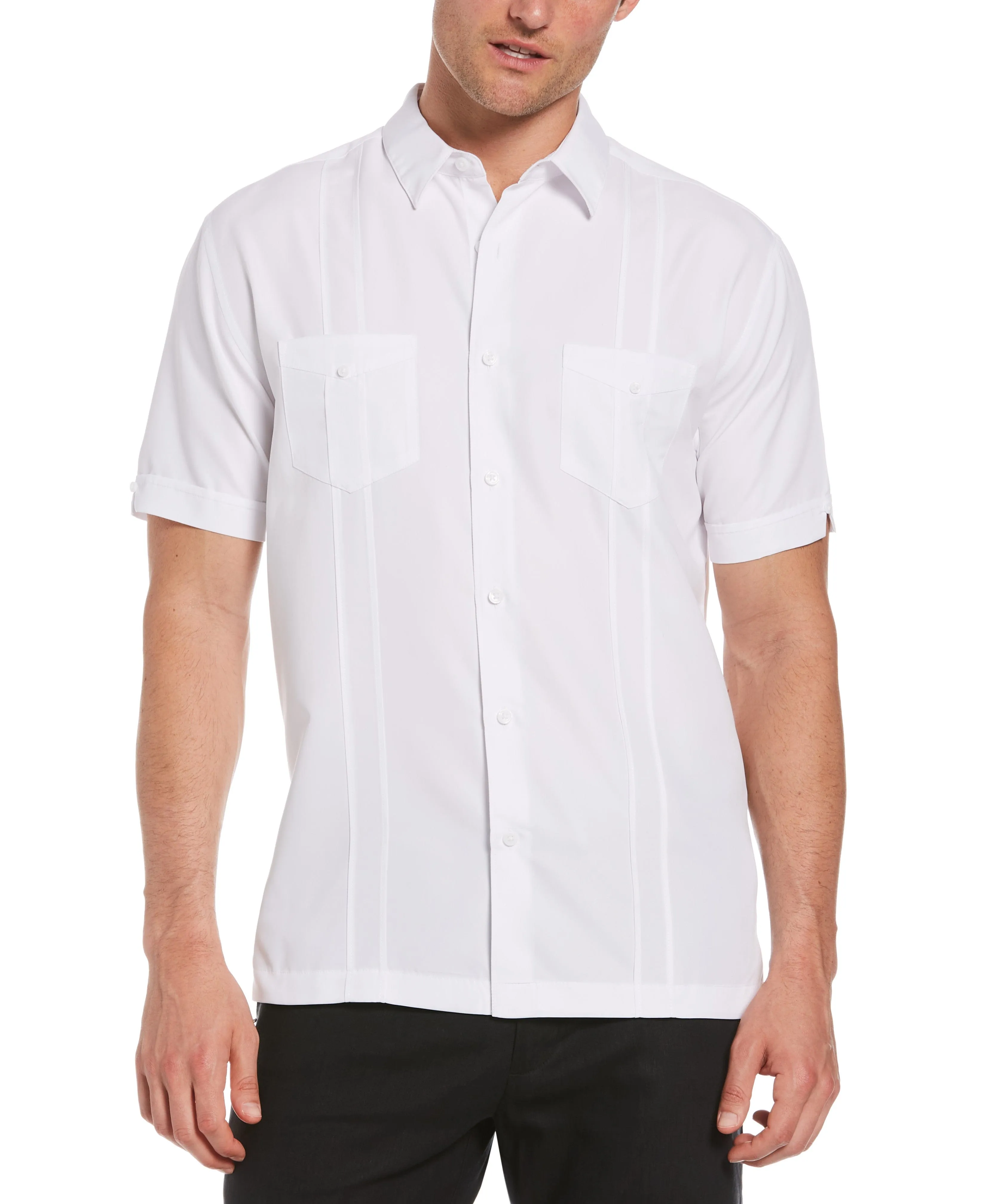 Big & Tall Two-Pocket Double Pintuck Shirt