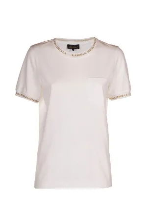 BIRRERIA OFF WHITE LS HEM T-SHIRT