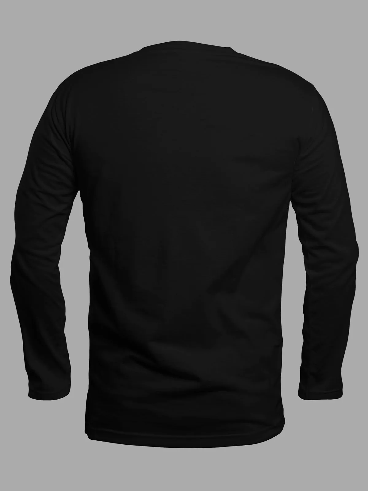 Black | ACTION series | Full Sleeve T shirt for Men