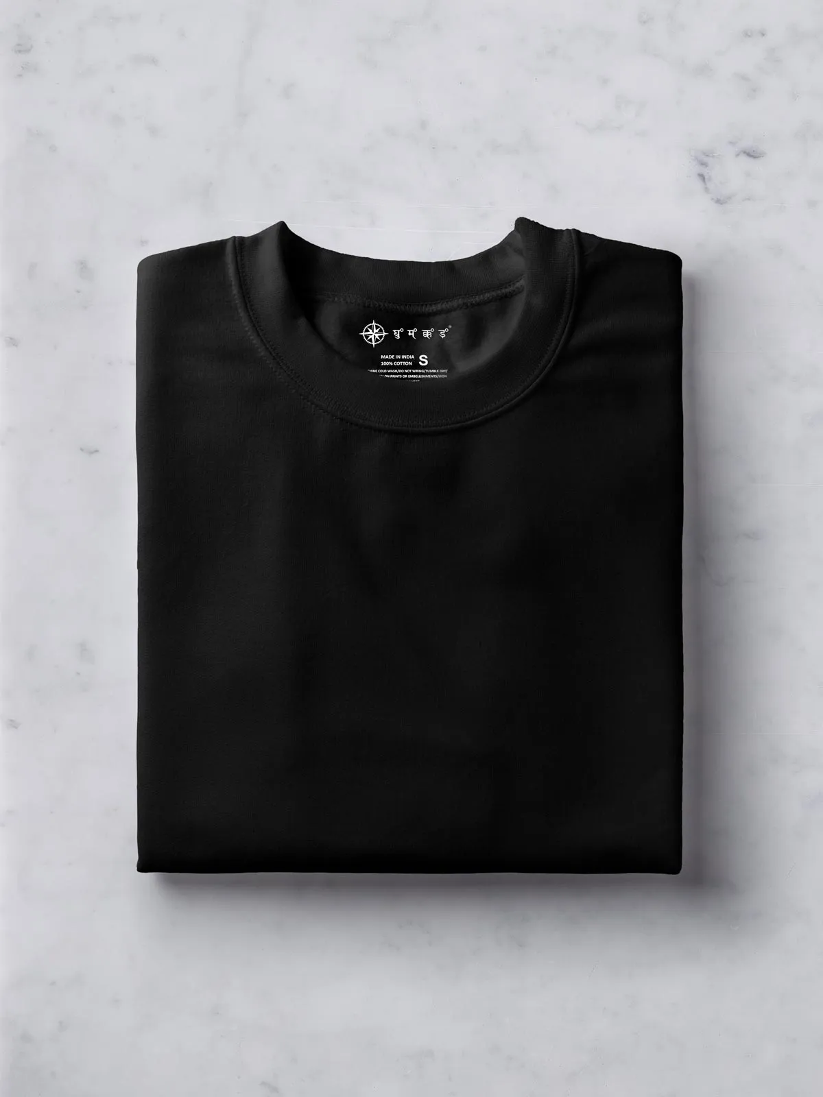 Black, Beige & Light Grey Combo T shirt | Pack of 3