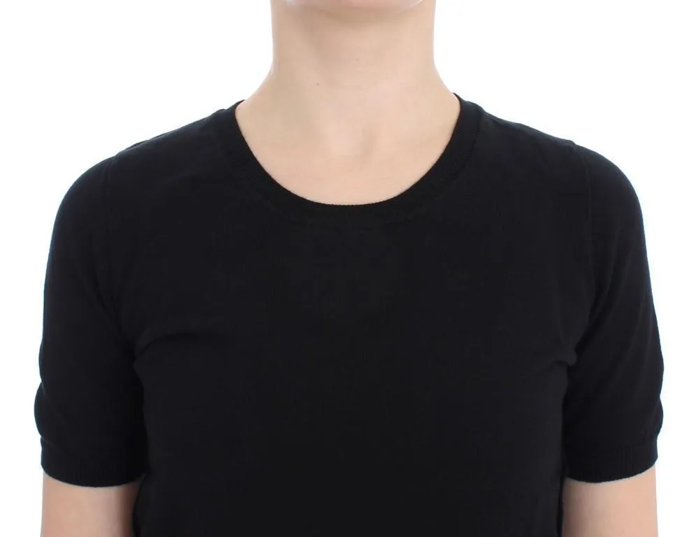 Black Crewneck Sweater T-shirt