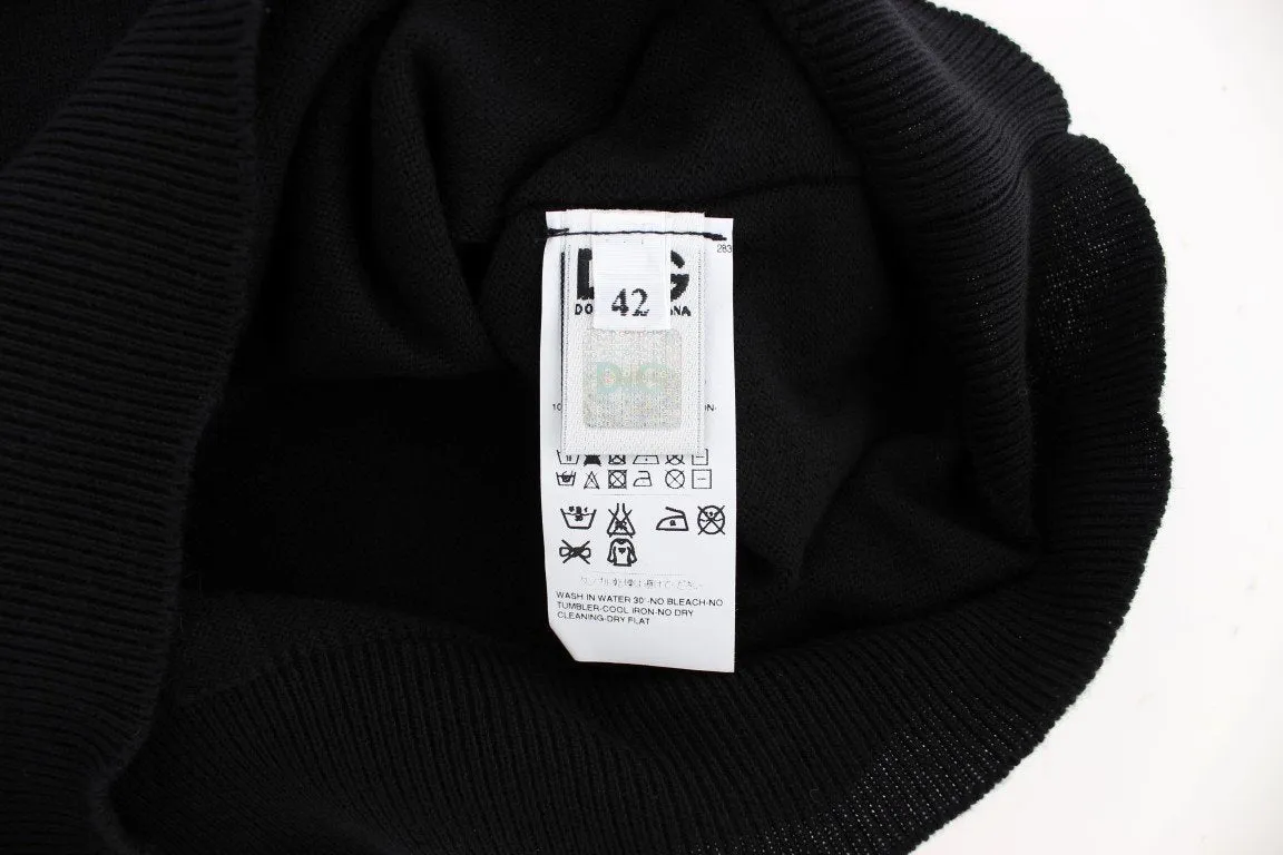 Black Crewneck Sweater T-shirt