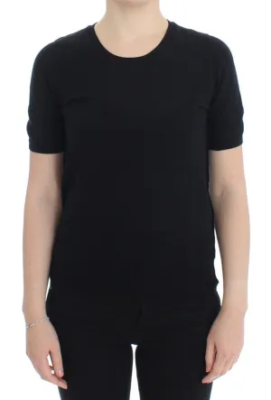Black Crewneck Sweater T-shirt
