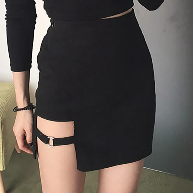 Black Hip Skirts