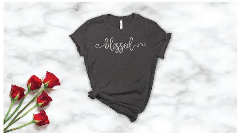 Blessed Shirt for Women Grateful and Blessed Shirt Womens