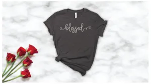 Blessed Shirt for Women Grateful and Blessed Shirt Womens
