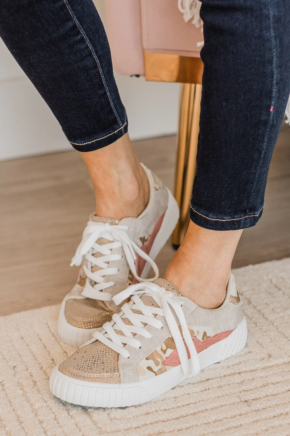 Blowfish Willa Sneakers- Cement/Cream/Camo