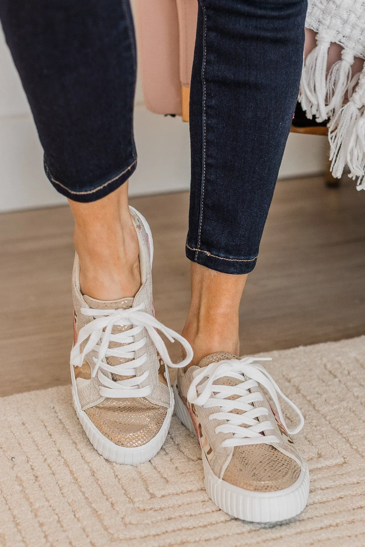 Blowfish Willa Sneakers- Cement/Cream/Camo