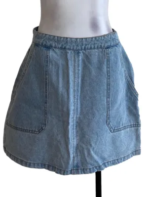 Blue Denim Skirt