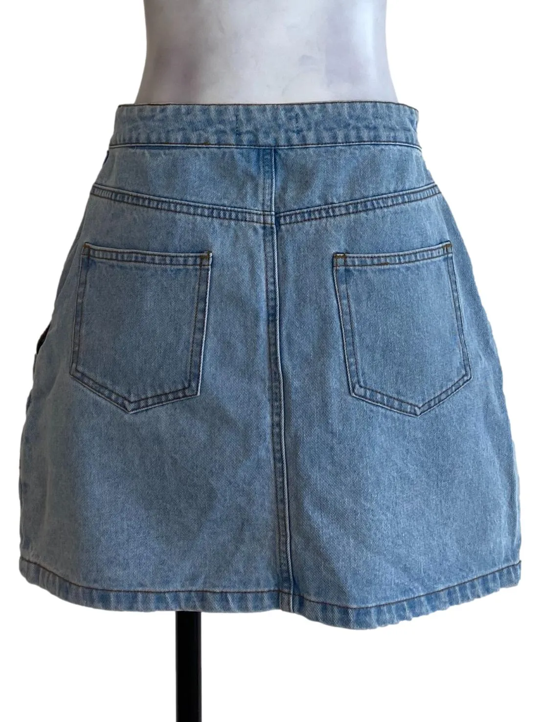 Blue Denim Skirt