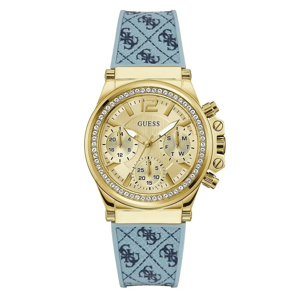 Blue Silicone Watch