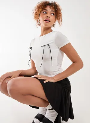Bow Detail T-Shirt