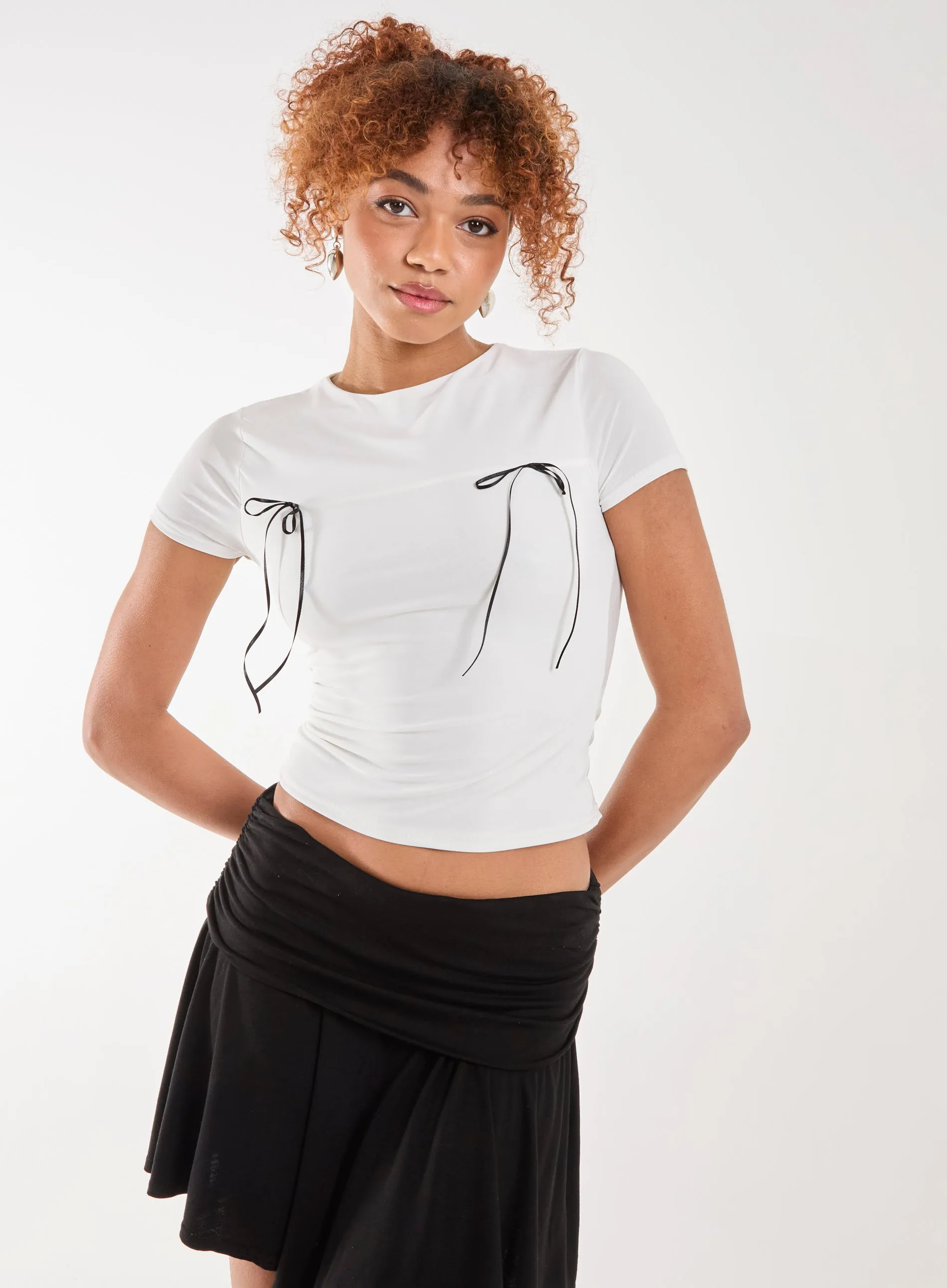 Bow Detail T-Shirt