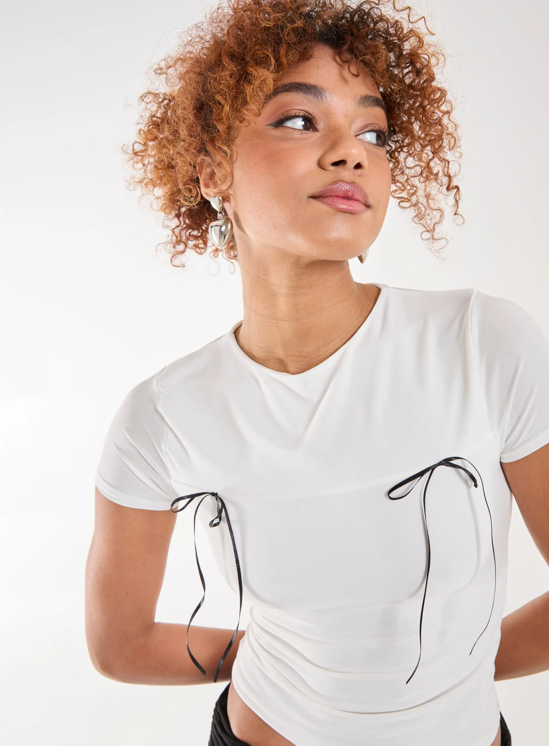 Bow Detail T-Shirt