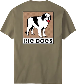 Box Logo Tan T-shirt