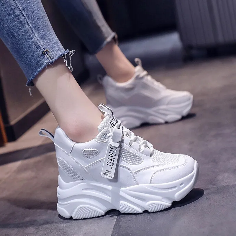 Brand Spring Breathable Mesh Sneakers Hidden