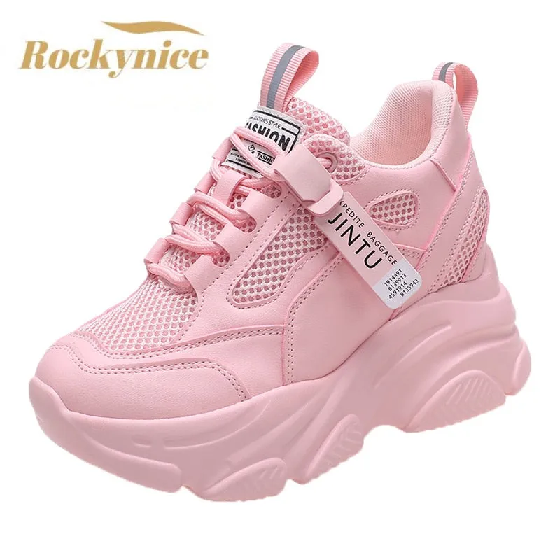 Brand Spring Breathable Mesh Sneakers Hidden