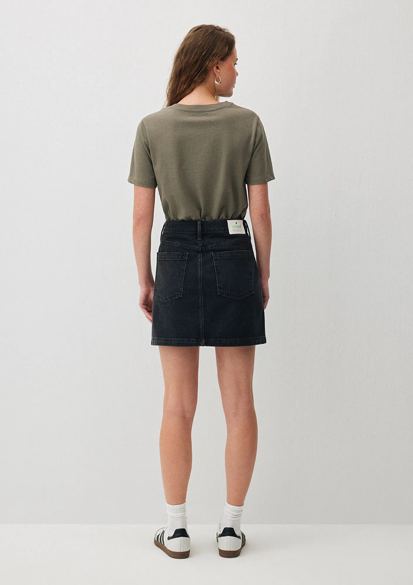 Brinda Smoke Denim Jean Skirt