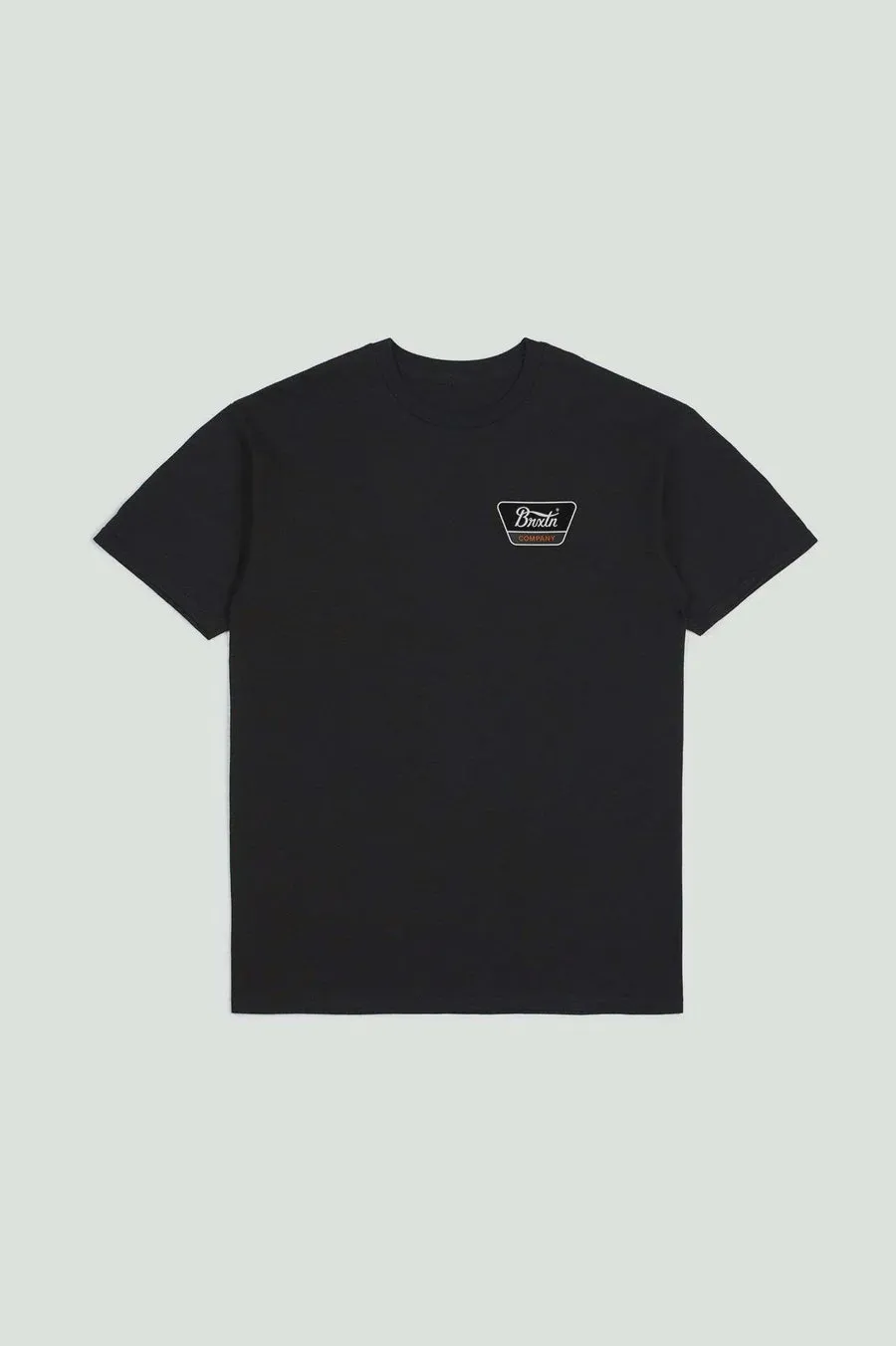 Brixton Linwood SS Tee BLACK / ORANGE / WHITE