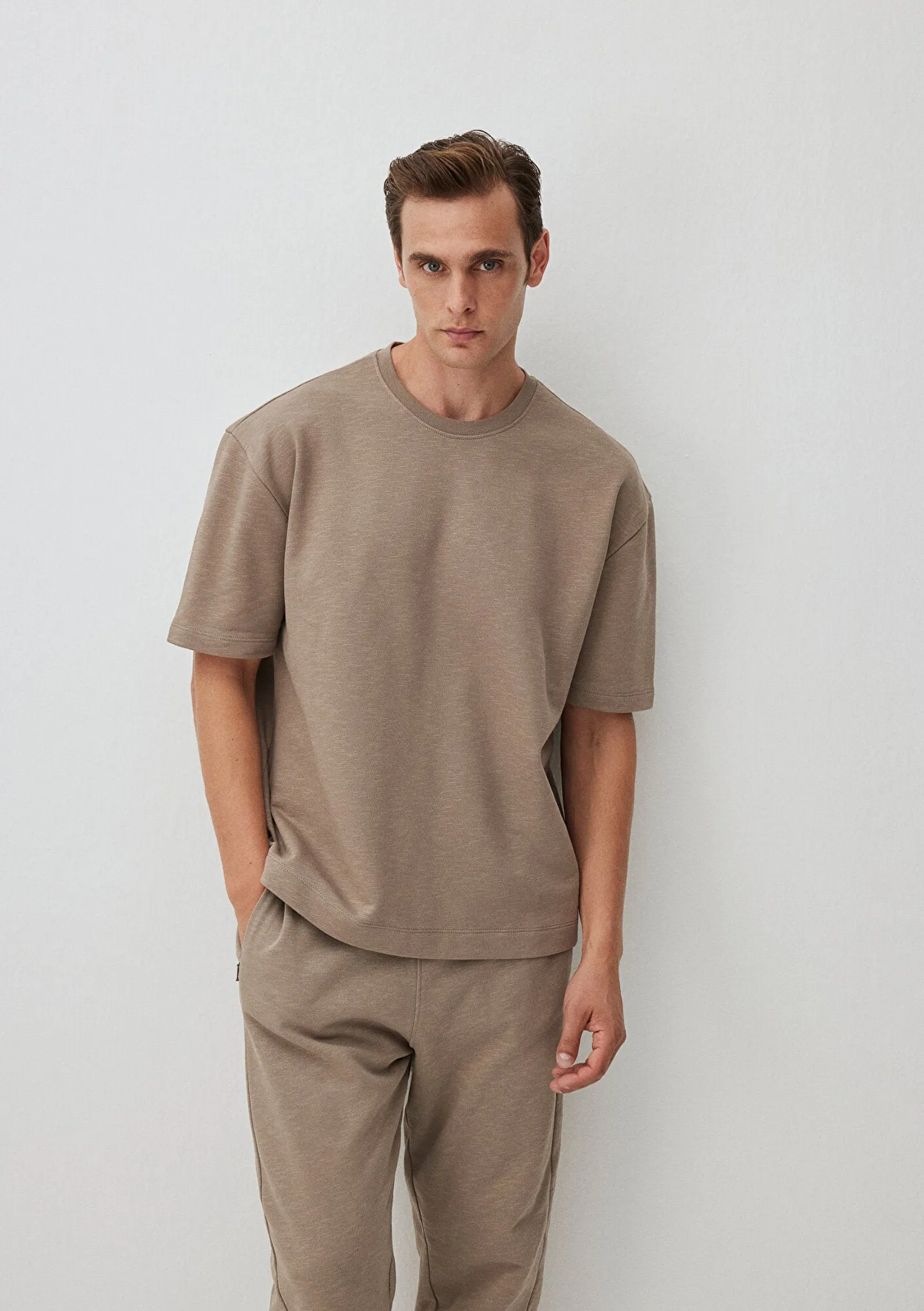 Brown Basic T-Shirt