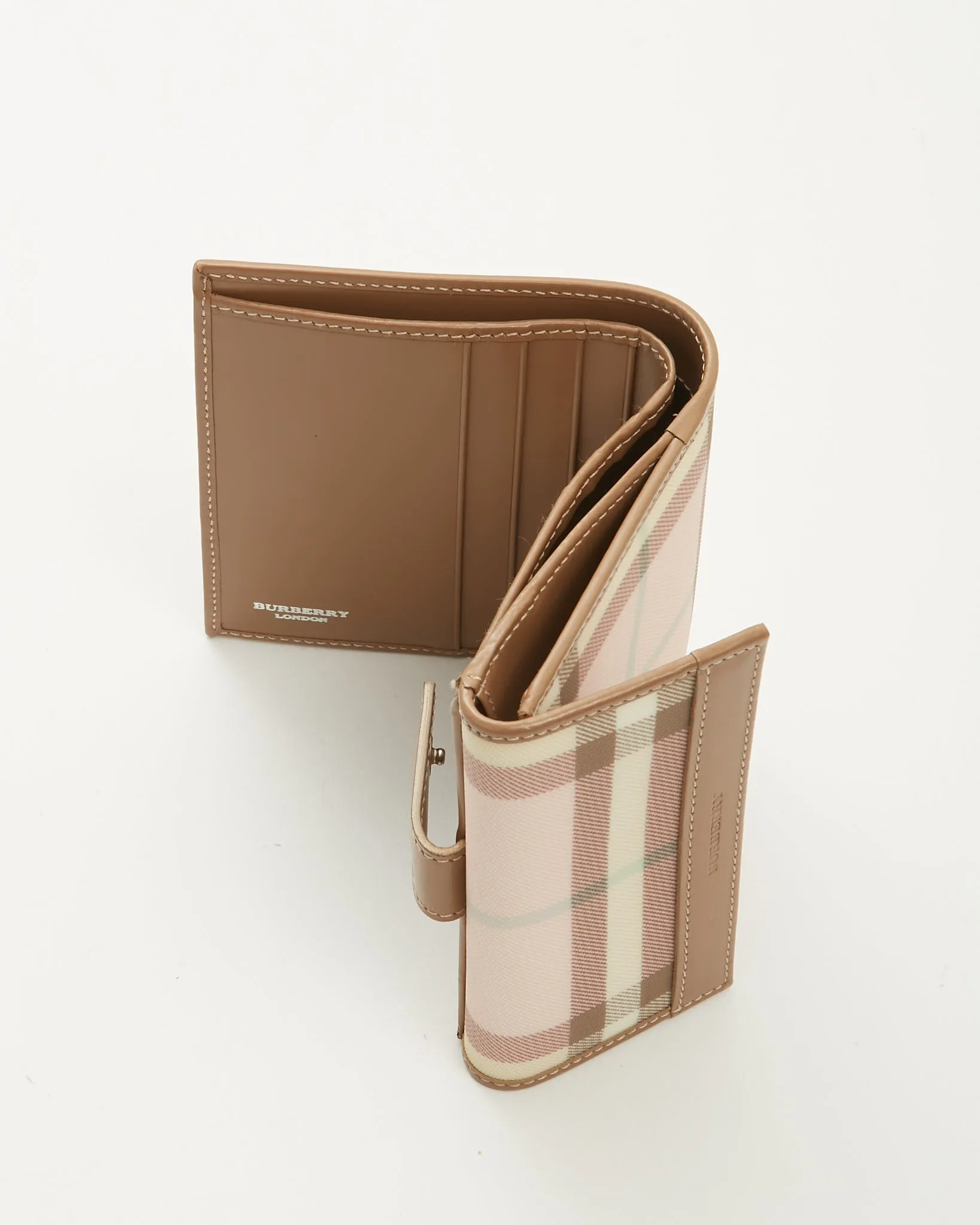 Burberry Pink Nova Check Wallet