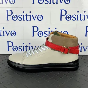 Buscemi Mens 100MM Sport Tutti Frutti Leather Sneakers SAMPLE