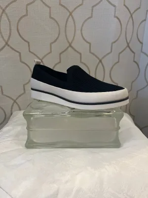BUSSOLA KASJA BLACK KNIT SLIP ON