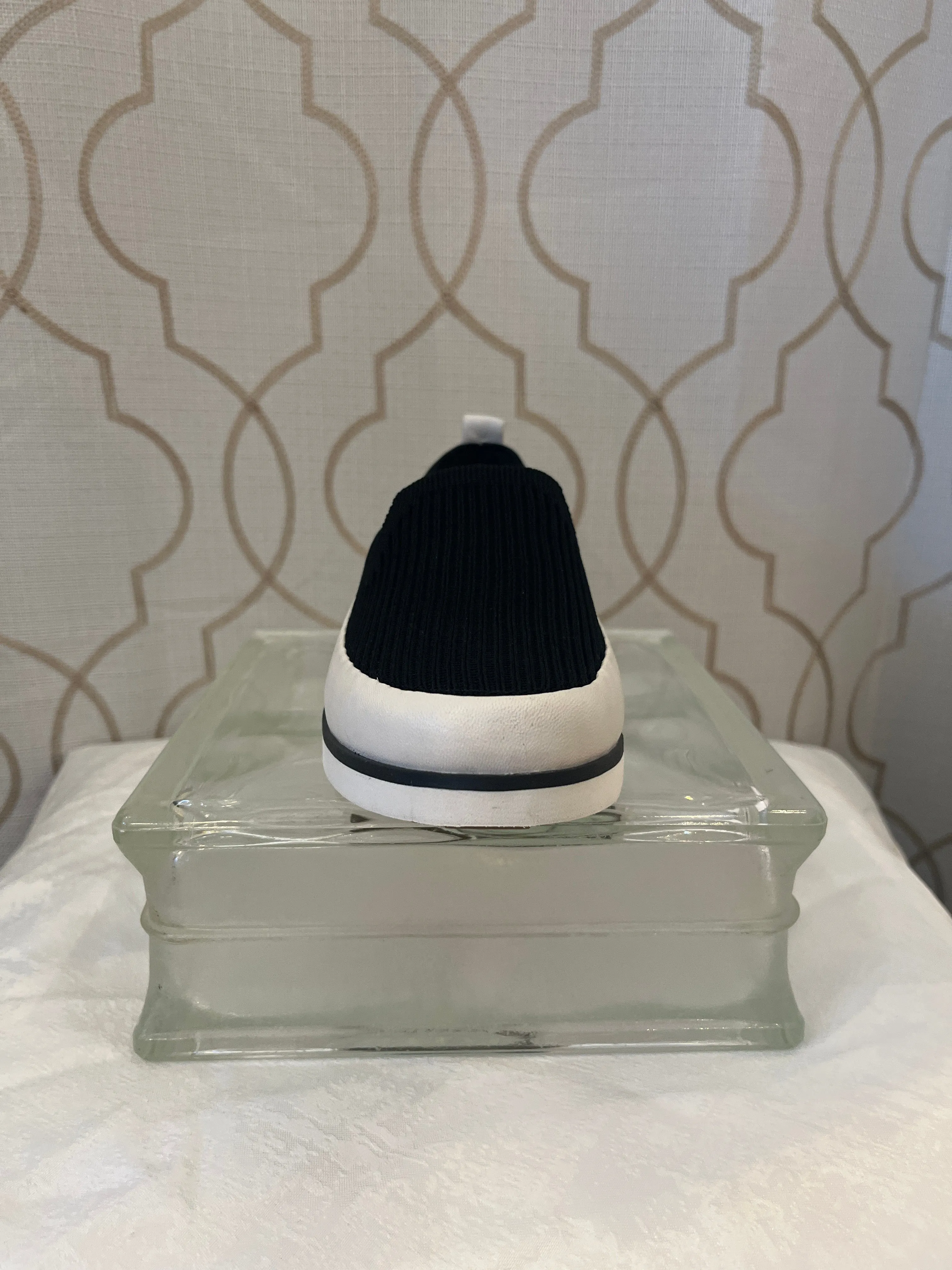 BUSSOLA KASJA BLACK KNIT SLIP ON