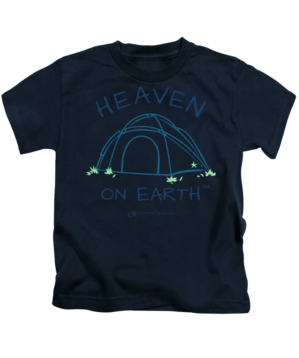 Camping/tent Heaven On Earth - Kids T-Shirt