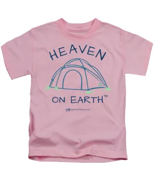 Camping/tent Heaven On Earth - Kids T-Shirt