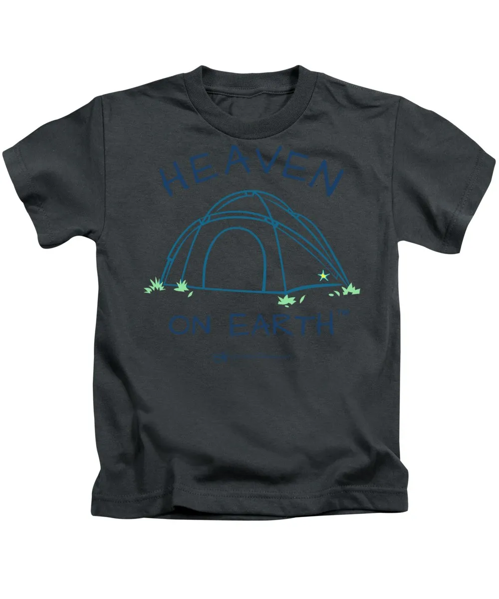 Camping/tent Heaven On Earth - Kids T-Shirt