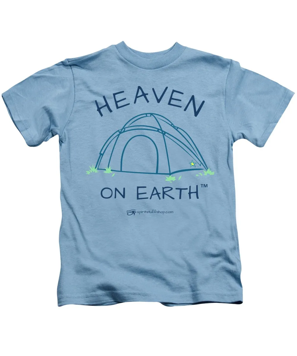 Camping/tent Heaven On Earth - Kids T-Shirt
