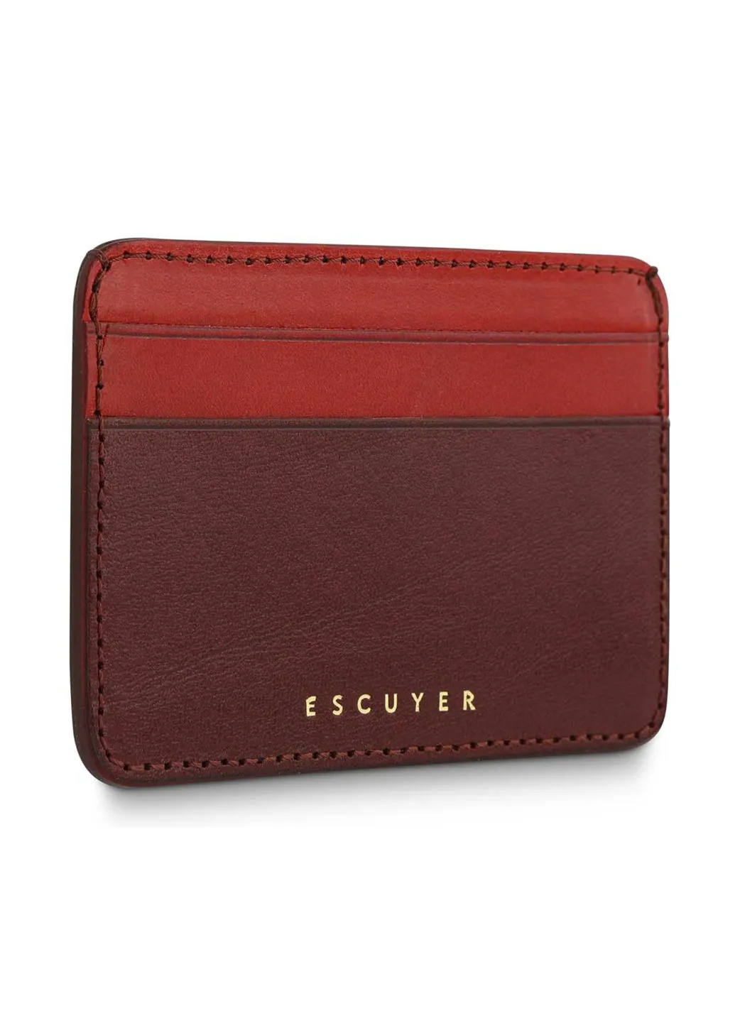 Cardholder, Burgundy & Red