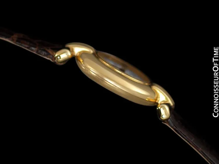 Cartier Colisee Ladies Vendome Vermeil Watch - 18K Gold over Sterling Silver