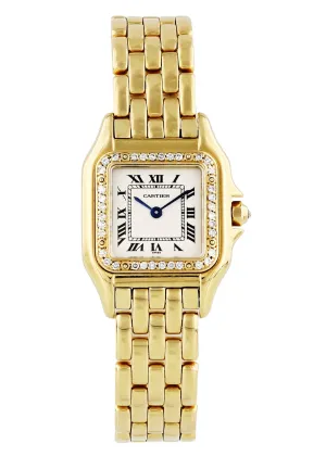 Cartier Panthere 1280  Yellow Gold Ladies Watch