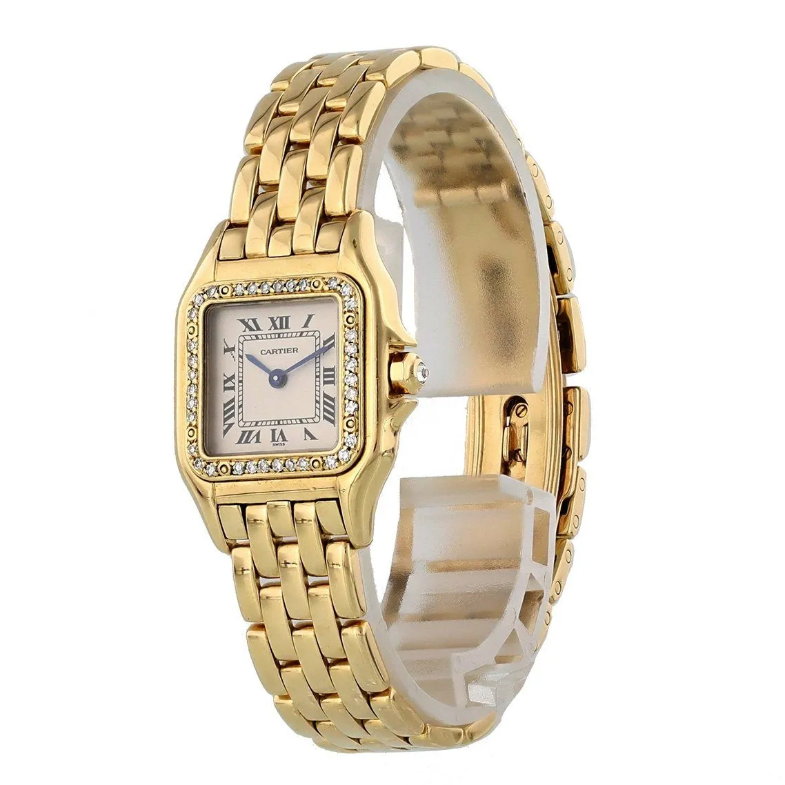 Cartier Panthere 1280  Yellow Gold Ladies Watch
