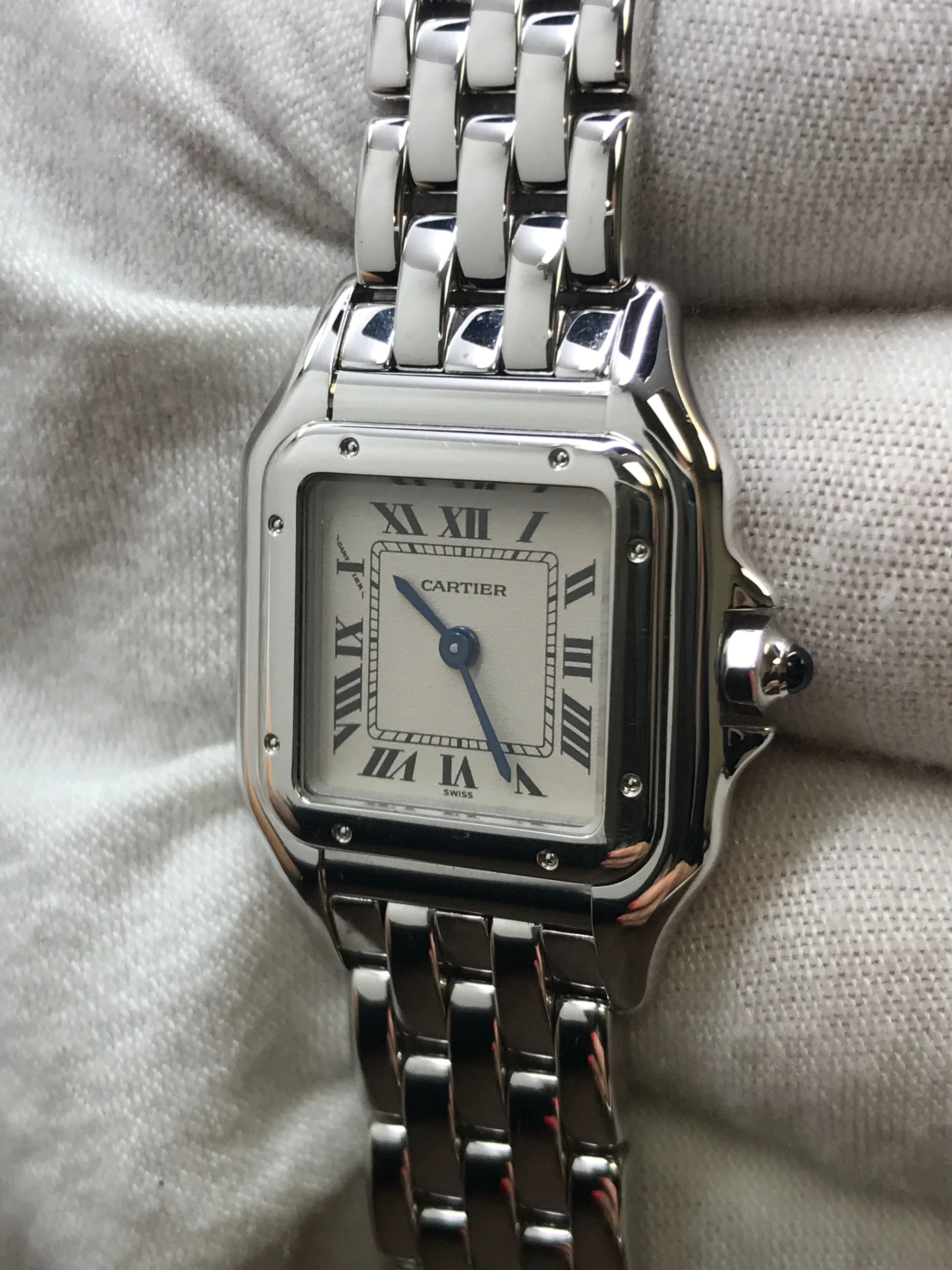 Cartier Panthere Panther 1660 White Dial Quartz Women's Watch