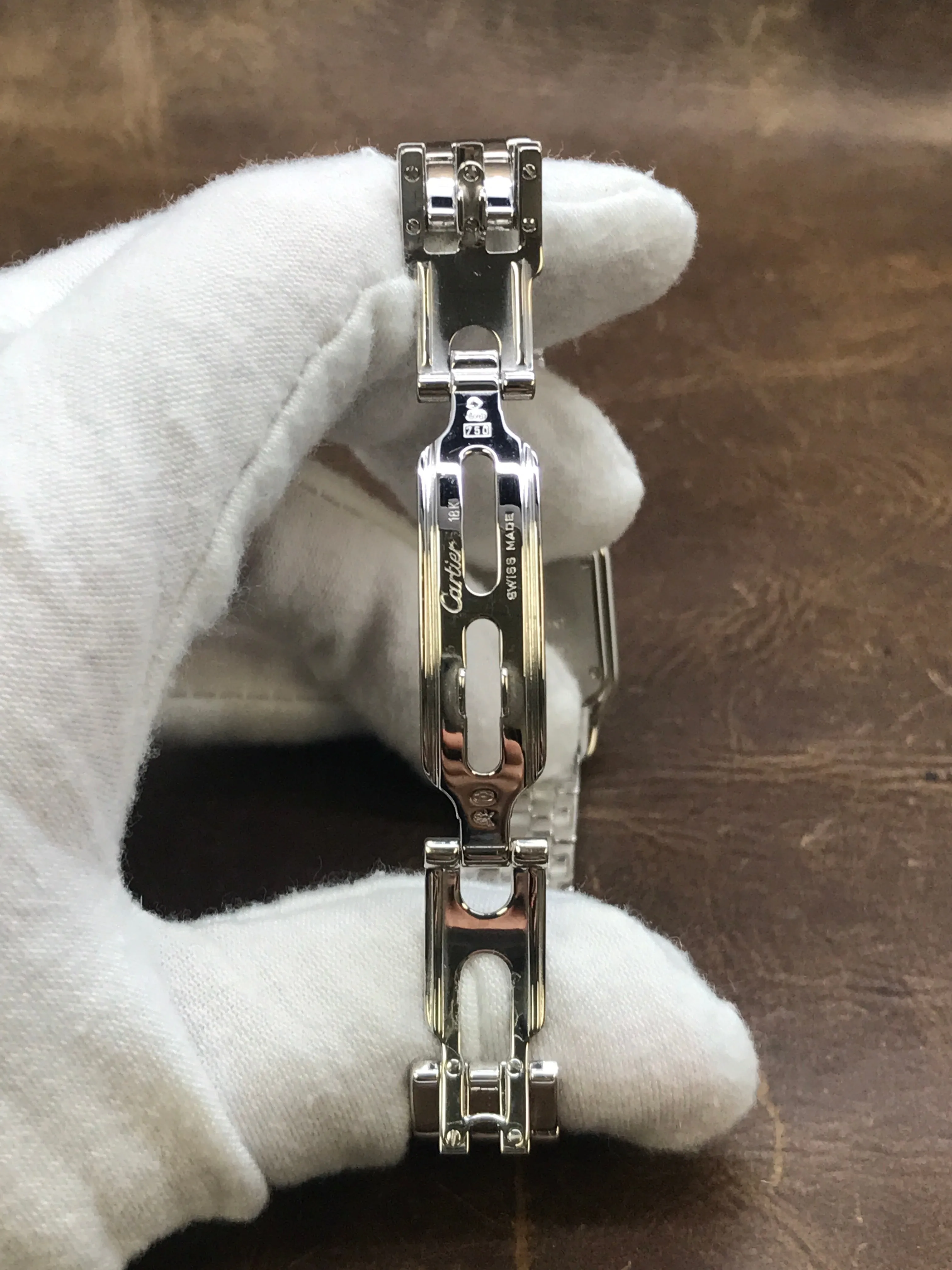 Cartier Panthere Panther 1660 White Dial Quartz Women's Watch