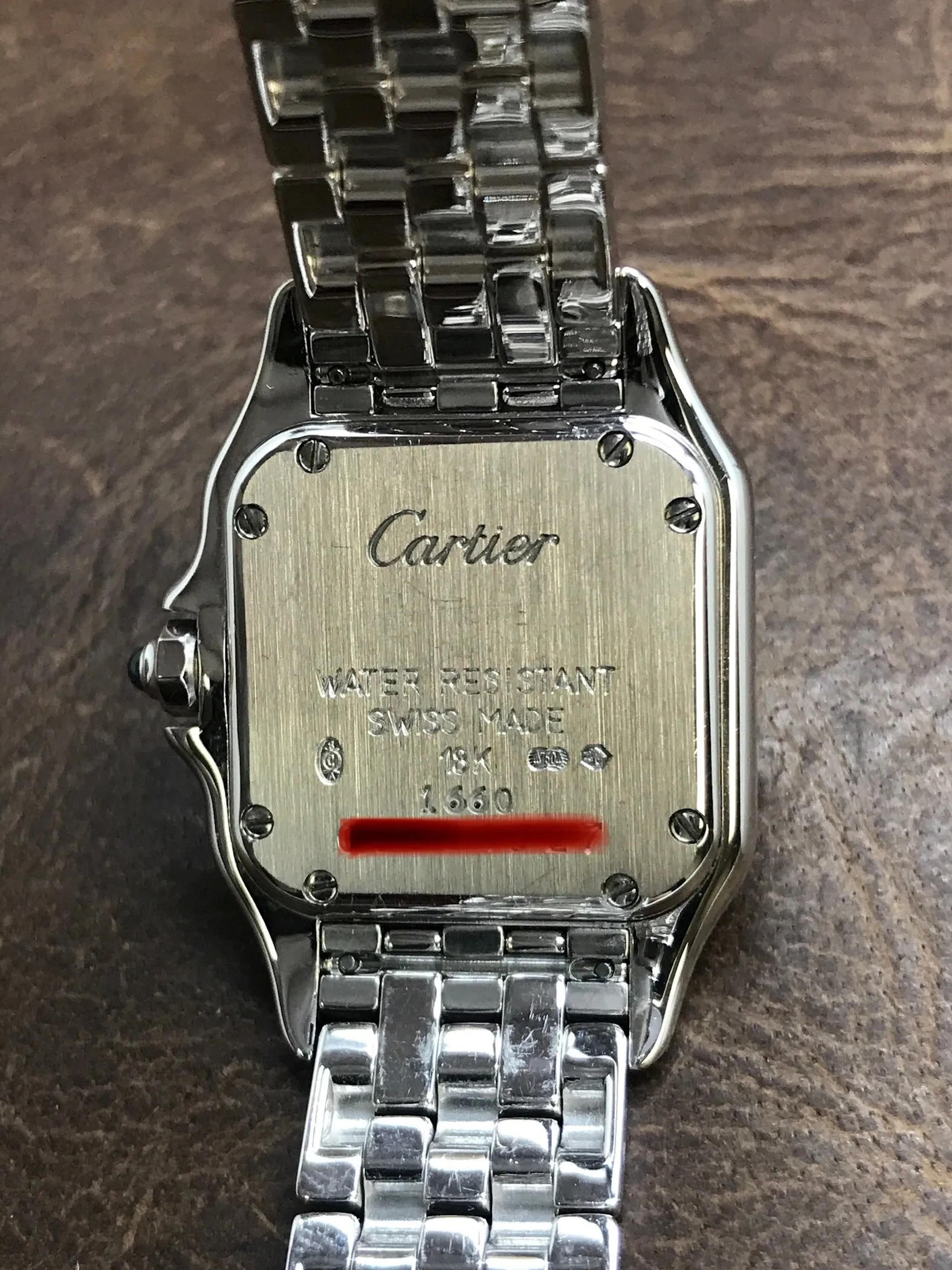 Cartier Panthere Panther 1660 White Dial Quartz Women's Watch