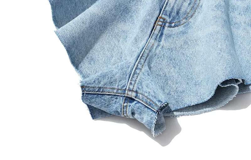 Casual Denim Shorts Skirts High Waist