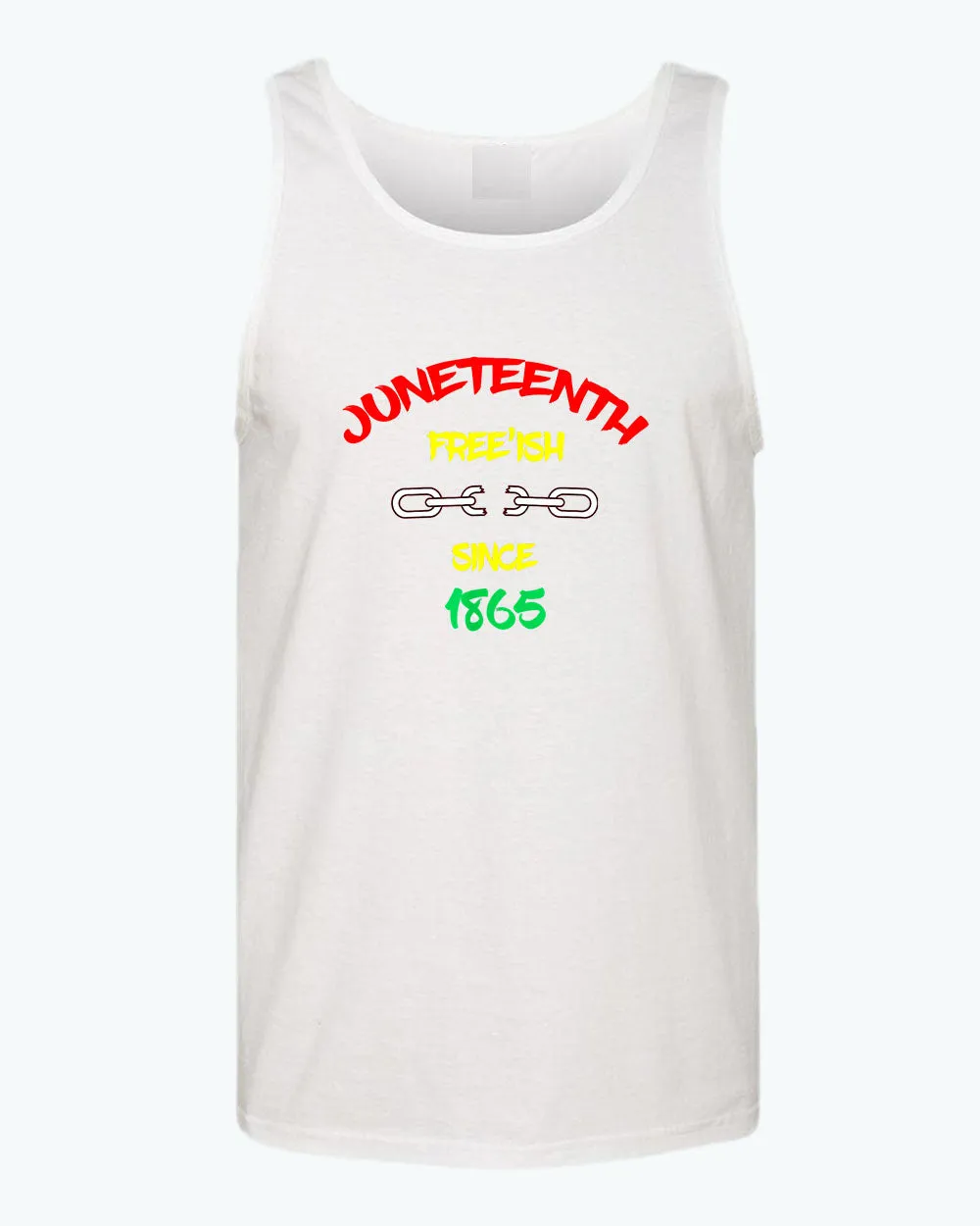 Chain broke tank top Free-ish since 1865 tank top juneteenth tank top