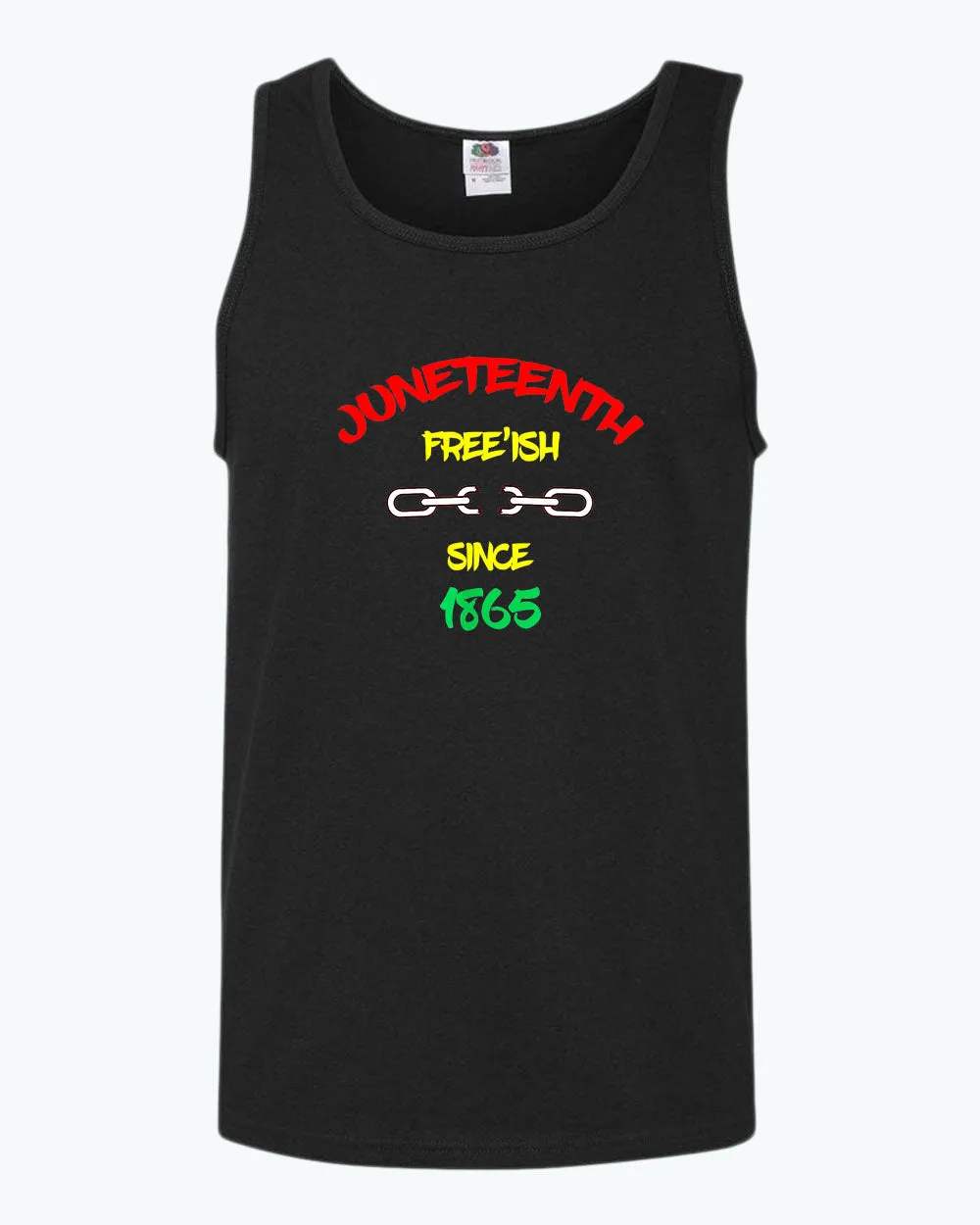 Chain broke tank top Free-ish since 1865 tank top juneteenth tank top