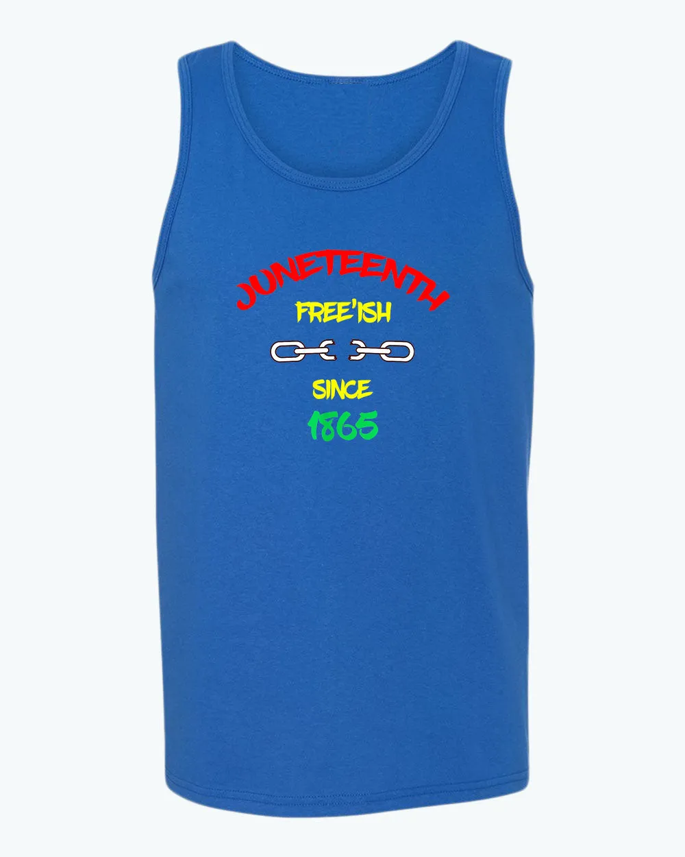 Chain broke tank top Free-ish since 1865 tank top juneteenth tank top