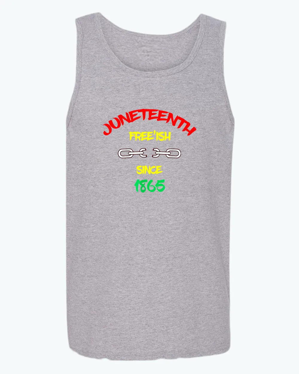Chain broke tank top Free-ish since 1865 tank top juneteenth tank top