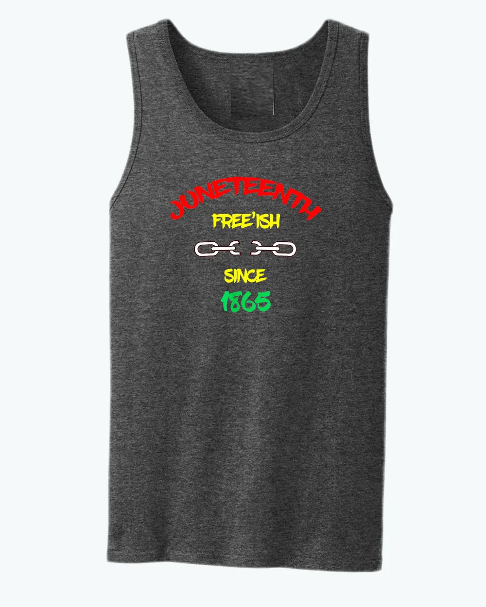 Chain broke tank top Free-ish since 1865 tank top juneteenth tank top
