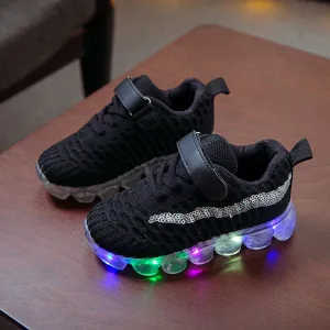Children Breathable Non-slip Sneakers Luminous Sneakers