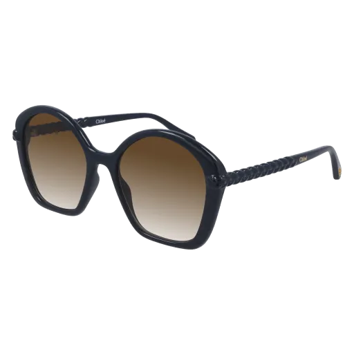 Chloe Blue Sunglasses with Brown Gradient lenses