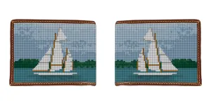 Classic Sailing Needlepoint Wallet