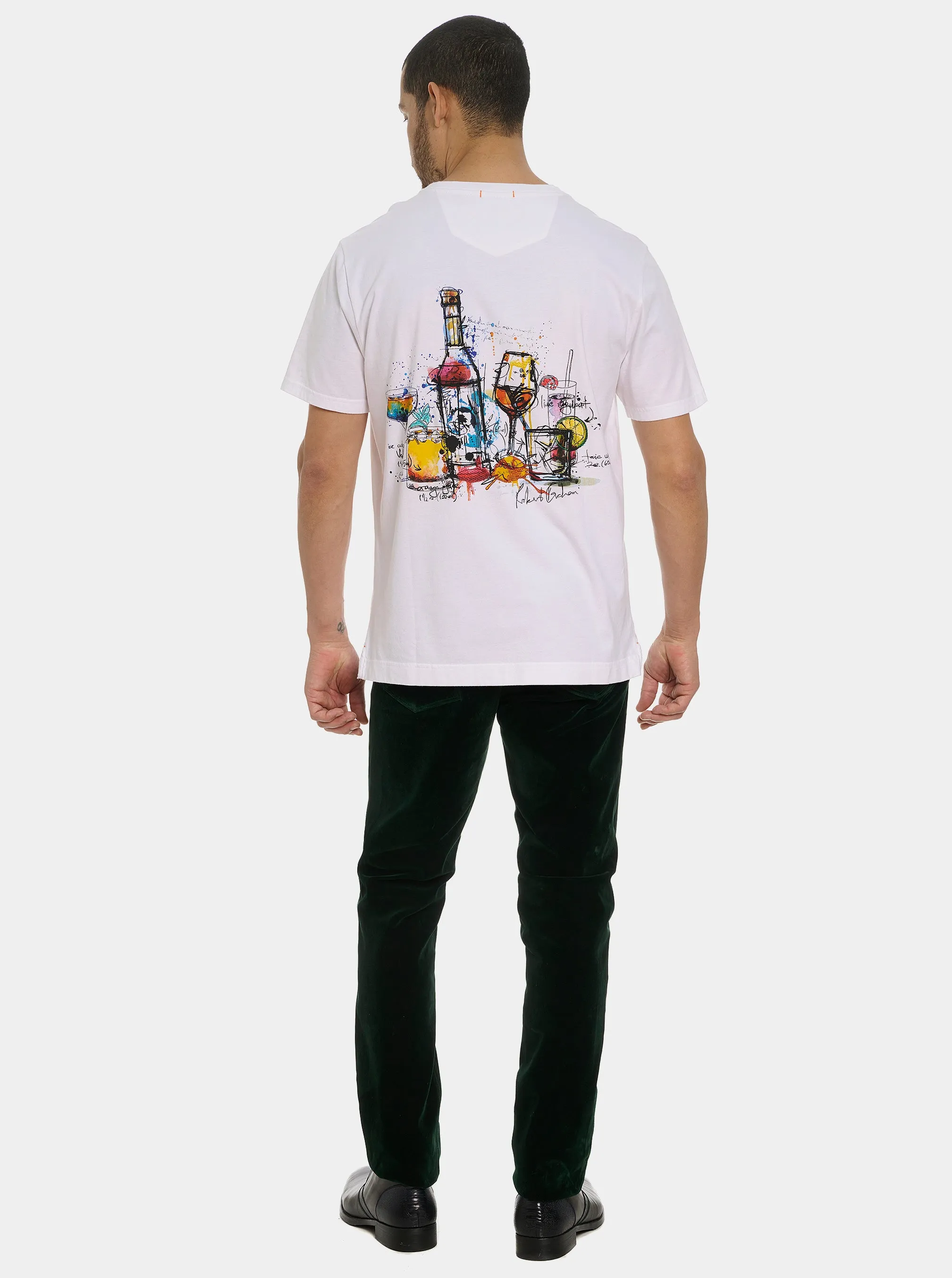 COCKTAIL SPLASH SHORT SLEEVE T-SHIRT